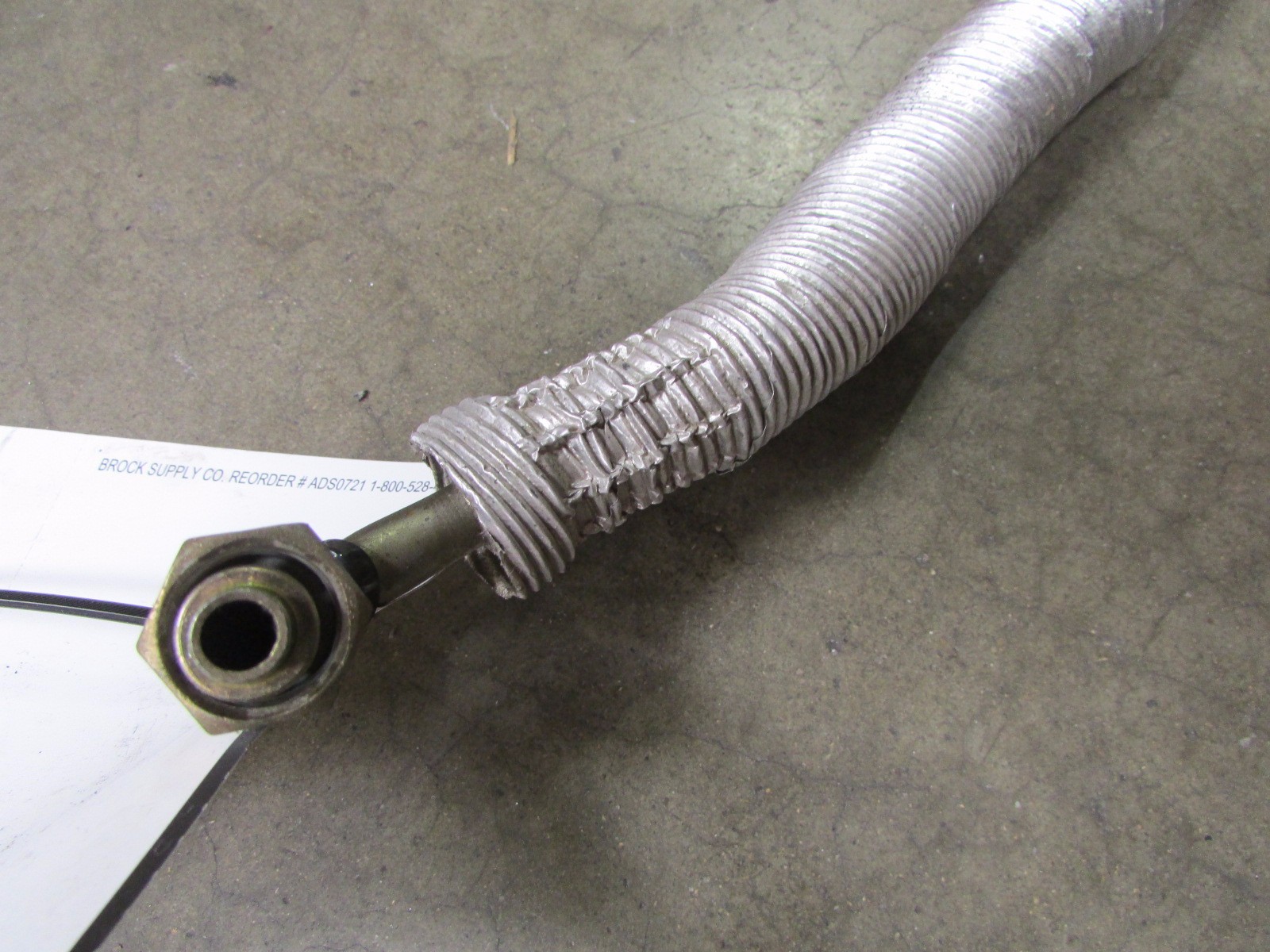 Ferrari F355, AC Hose, Condenser to Floor Pipe, Used, P/N 62964600
