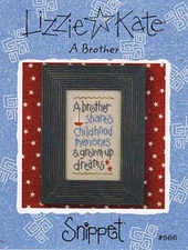 LIZZIE KATE: A BROTHER CROSS STITCH PATTERN