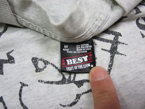 Vintage Super Bowl T Shirt (M) Pittsburgh Steelers Funny Spoof T Shirt Angry Kid - Picture 4 of 9