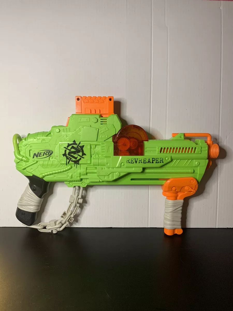 Nerf Zombie Strike RevReaper Blaster, Includes 10 Nerf Zombie Strike Darts  