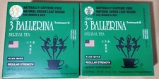 2 Boxes - 3 Ballerina Tea Dieters’ Drink Regular Strength x 30 Tea bags