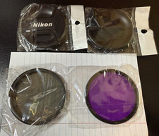 2 Camera Lens Cap Cover 1 Nikon 1 Unmarked 2 Filters 67mm