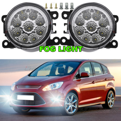 for 2013 2014 - 2018 Ford C-MAX Fog Lights Driving Bumper Lamps Replacement