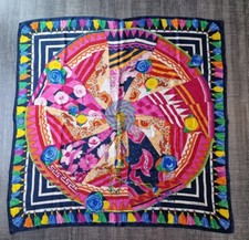 Foulard Louis Feraud 100 % Soie Silk Scarf Louis Feraud