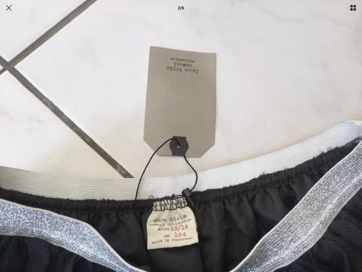 Jupe ZARA KIDS Pour Fille Taille 13/14 Ans - Occasion En Très Bon état, Couleur Blanche, Coton