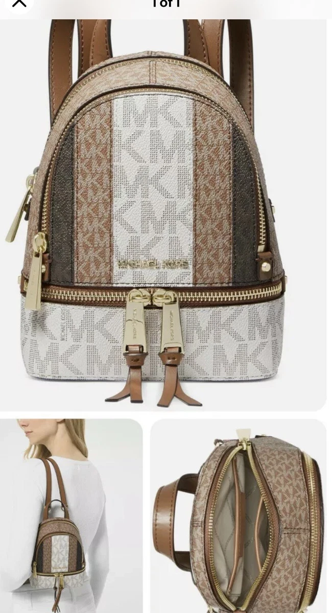 Michael kors rhea best sale zip small backpack