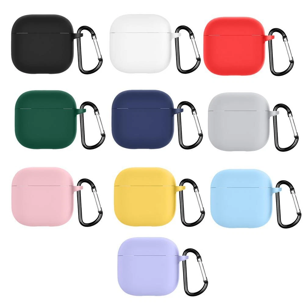 For Apple Airpods 4 3 Case Silicone Shockproof Protective Cover With Keychain US