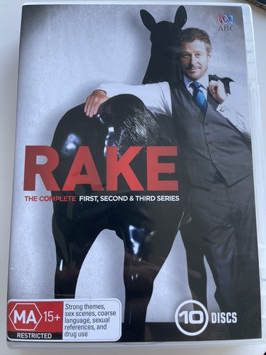 Rake Complete 1st - 3rd Series ABC DVD Region 4 - VGC | eBay Australia