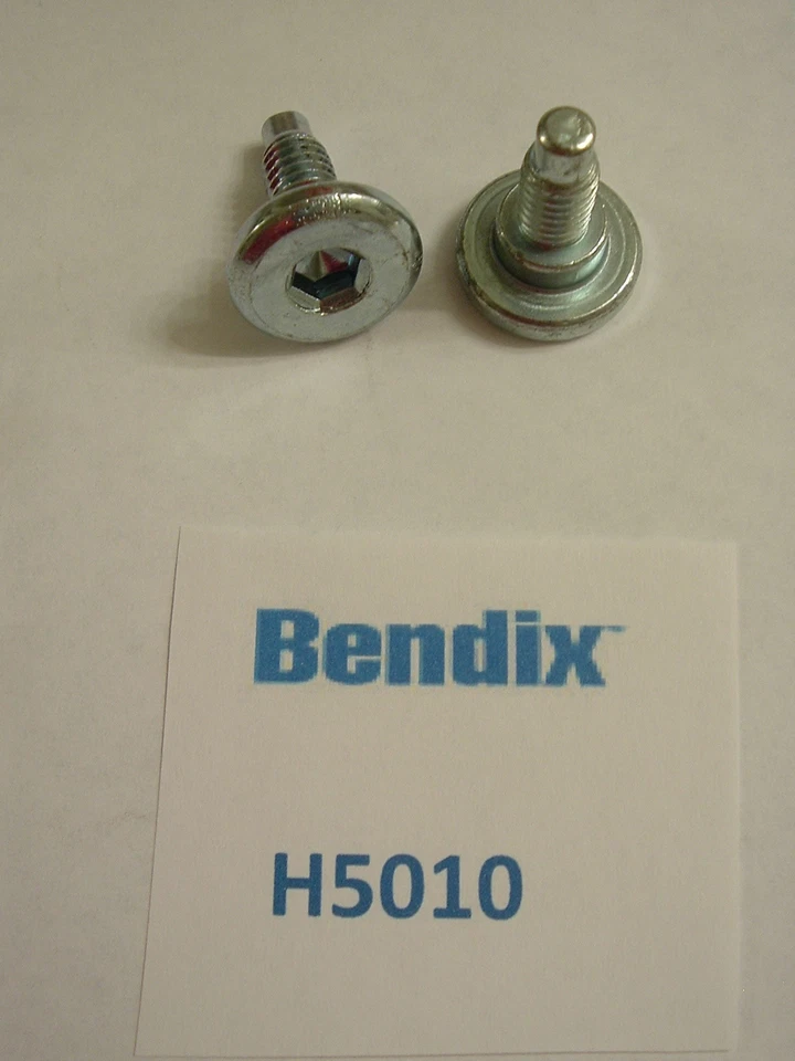 LOT OF 2 -BENDIX H5010 - KEY RETAINING BOLT SILVER/ALLEN HEAD - AMC, JEEP, CHEVY - Изображение 3 из 4
