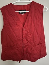 Women Down Vest Red Color