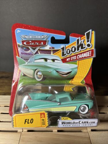 Disney Cars Flo #111 Lenticular Eyes Look My Eyes Change Pixar World of Cars - Picture 1 of 2
