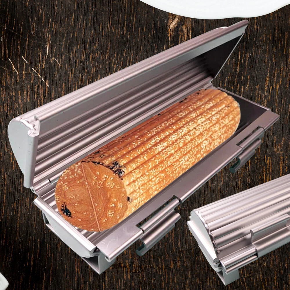 Loaf Pan Round Cylinder Shaped Bread Toasting Mold Baguette Baking Pan  305mm