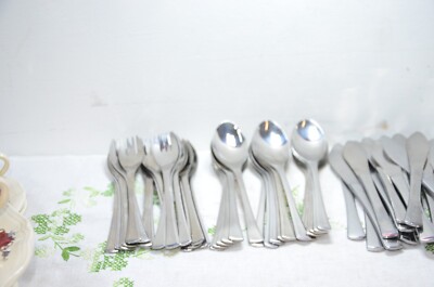 Besteck Set 18 Personen AMC 18/10 Elypsis Edelstahl 54 teile