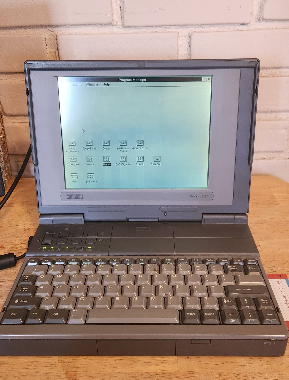 Vintage 486 Laptop Digital Equipment Corp DECpc425sl eBay