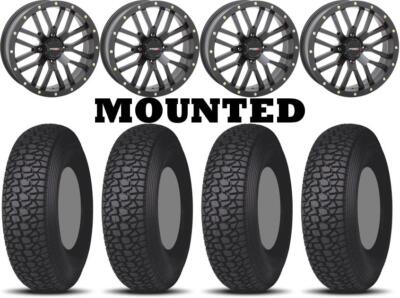 Kit 4 Tensor Regulator 2 Tires 30x10-15 on System 3 ST-3 Matte Black Wheels FXT
