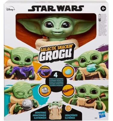 Hasbro Star Wars Galactic Snackin’ Grogu 23,5 cm große elektronische Figur