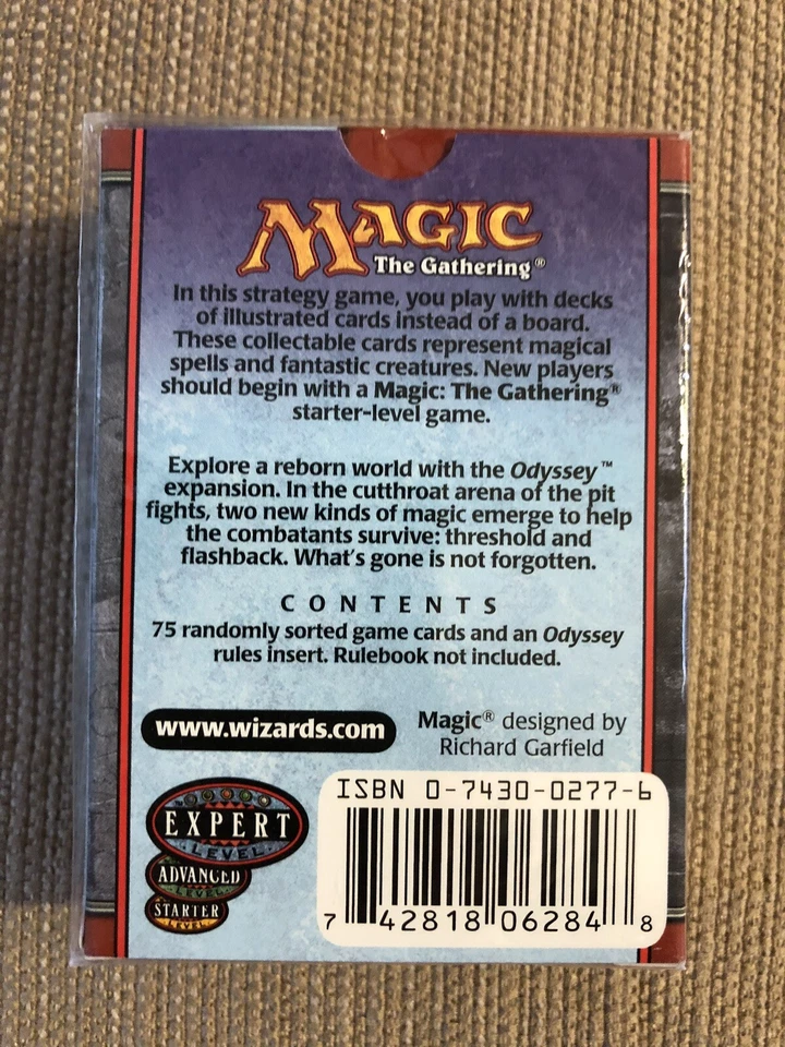 MTG 2001 ODYSSEY TOURNAMENT  STARTER DECK FREE SHIPPING - Image 3 of 3