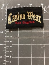 Casino Wear Los Angeles Patch Tag LA Brand Dadi Carte Poker Gioco D'Azzardo Slot