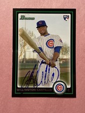 Wellington Castillo 2010 Bowman Rookie RC IP Auto Autograph