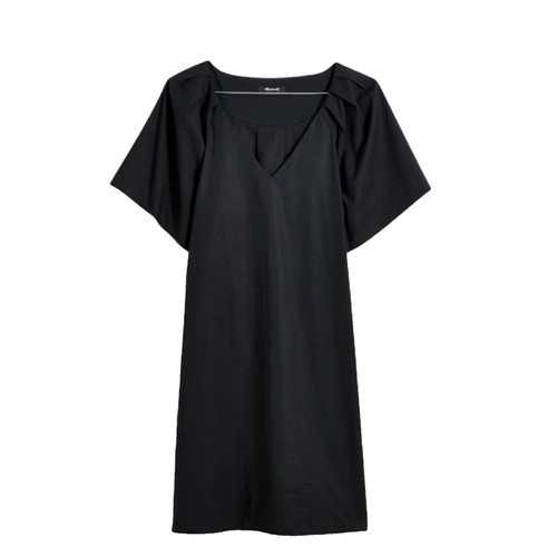 madewell ribbed pocket tee midi dress Madewell Ribbed Pocket Tee Midi Dress in True