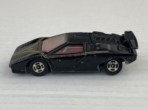 Vtg 1978 Tomica No.F50 Tomy Lamborghini Countach LP500S Black S=1/61 Japan - Picture 3 of 9