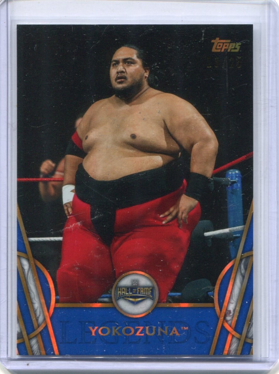2018 Topps Hall of Fame - YOKOZUNA - Blue #55 - WWE
