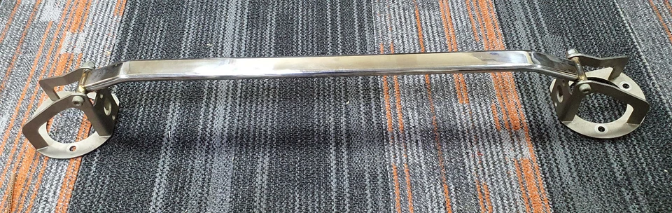 Barra de puntal delantera cromada OEM usada Lexus GS300 GS400 GS430, Toyota Aristo 1998-2005 Foto 2 de 4