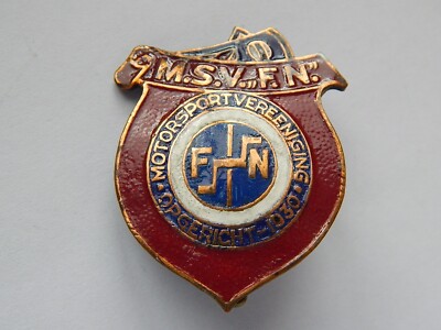Fabrique Nationale Brosche MSV ''FN'' garantiert alt & original