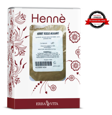 Dehna Rot Mahagoni erba vita 200 Gr. Verein Der Haare Henne