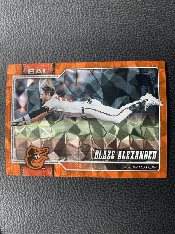 2026 Topps Series 2 - Blaze Alexander #515 Orange Diamante Foil /25