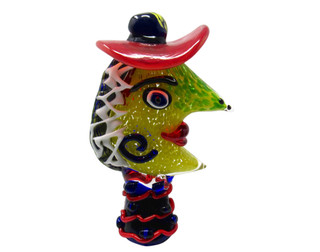 Superb Murano Art Glass Freeform Picasso Tribute Abstract Sculpture Tatiana 26cm