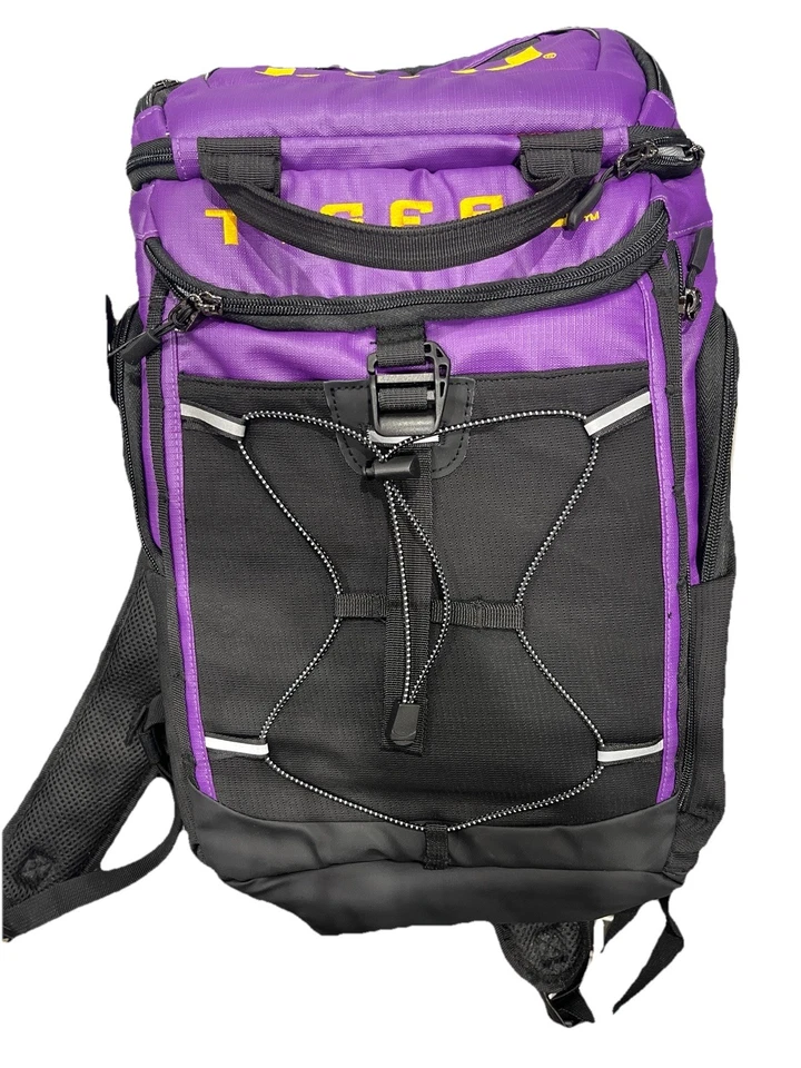 Logo Brands LSU Tigers Backpack Cooler 26 Cans Purple NWT - Image 2 of 4