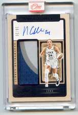 2025 Panini WNBA One and One NAPHEESA COLLIER #JA-KC Jersey Patch Relic Auto /25
