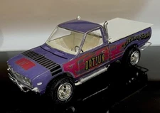 🏁 Built Model Kit Vintage Original MPC Purple Datsun Pick Up Truck 1/25 🏁