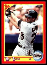 Will Clark 1990 Score #300 Giants MLB READ FREE SHIPPING AutographDen