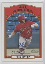 2021 Topps Heritage Minor League Edition Real One Erik Rivera #ROA-ERI Auto l4k