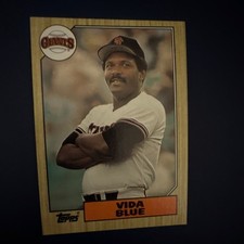 Topps 1987 Vida Blue #260 San Francisco Giants Baseball Card