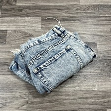 PACSUN Ultra High Rise Vintage Blue Denim Distressed Jean Shorts Women's Size 30