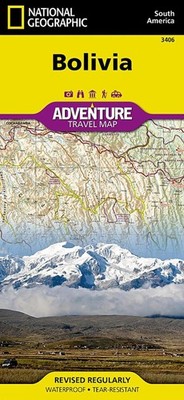 Bolivia Map: Adventure Maps by Nat Geo Maps (English) Folded Book