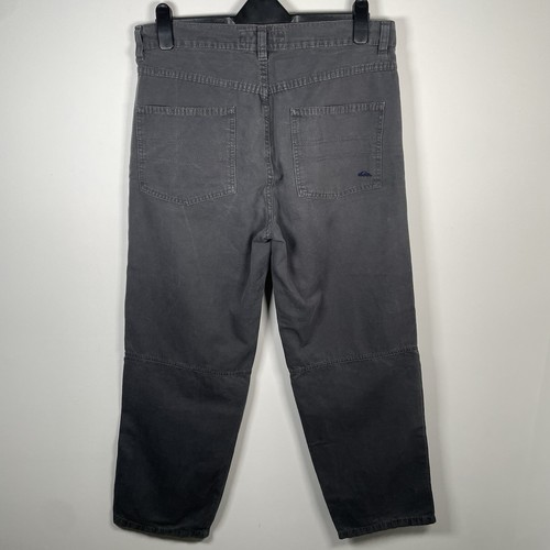 Quiksilver Mens Size W34 L30 Corduroy Trousers Y2K Baggy Skater Vintage Ink Blue - Picture 14 of 22