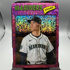 2026 Topps Heritage - Bryan Woo #99 Chrome Burgundy Sparkle Refractor