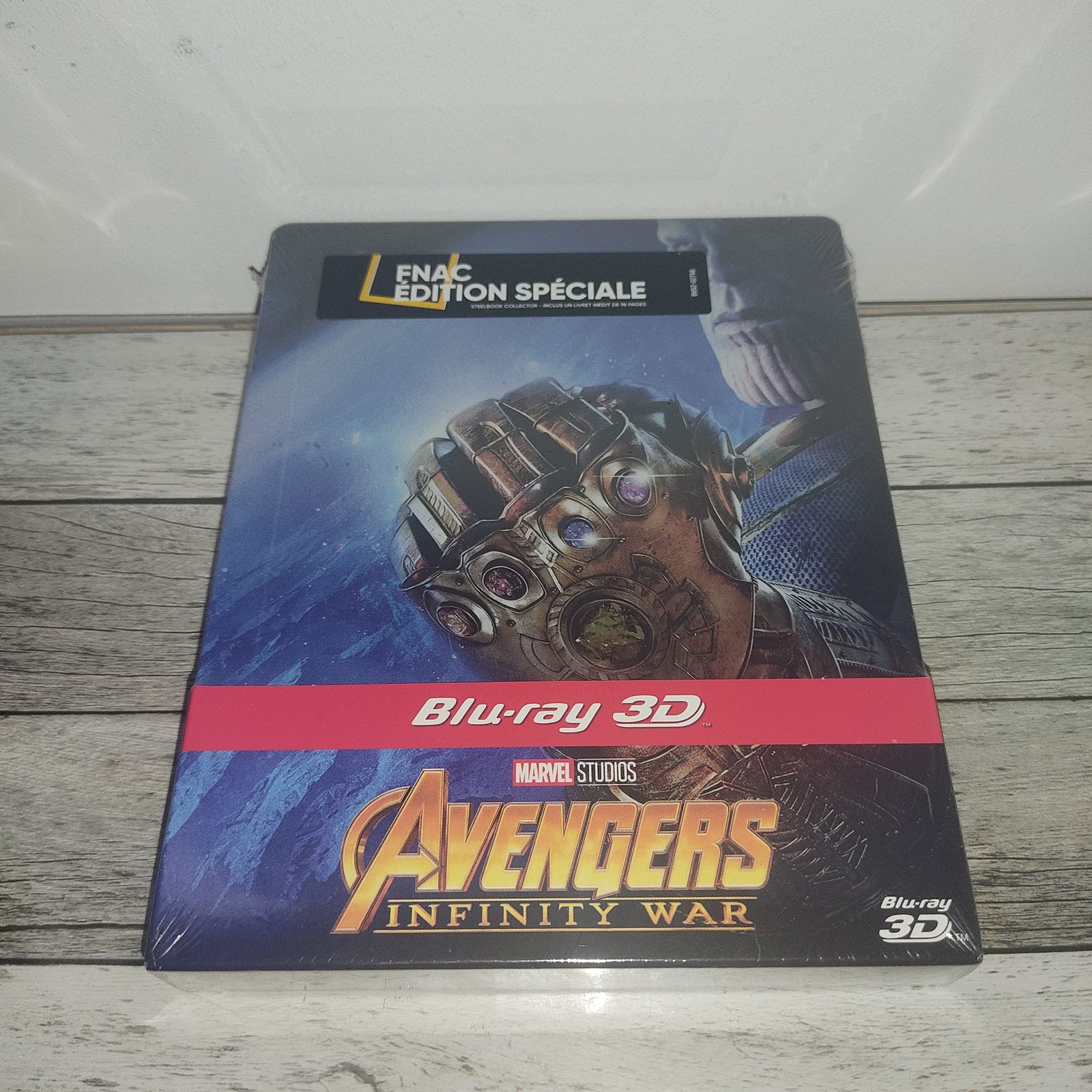 Avengers: Infinity War 3D Steelbook Goffrato [3D+Blu-Ray] - Inclusi Libretto