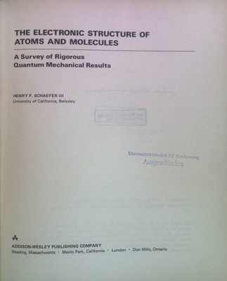 The Electronic Structure of Atoms and Molecules: A Survey of Rigorous Quantum Me