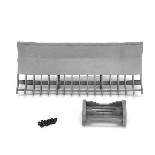 Used 1/14 Dozer Shovel Rake Bucket for LESU Hydraulic RC Skid Steer Loader LT5H