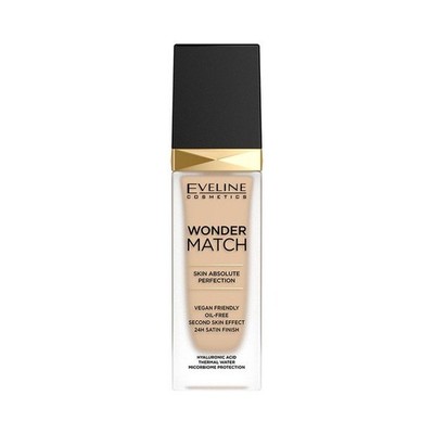 Eveline Wonder Match Luxurious Foundation - 10 LIGHT VANILLA 30ml
