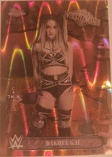 2025 Topps Chrome WWE CactusJack WrestleMania Dakota Kai 85 Orange Raywave 9/25
