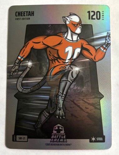 Bo Jackson Battle Arena Update #SBF-21 Silver Battlefoil CHEETAH - Tyreek Hill