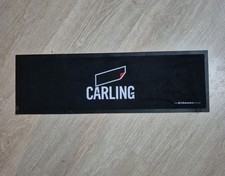 Carling Rubber Backed Bar Pub Runner Mat Brand New Genuine 60cm Black 
