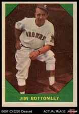 1960 Fleer #45 Jim Bottomley Browns / Cardinals HOF 3 - VG