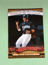 Alex Gonzalez 2010 Topps History of the World Series Florida Marlins #HWS22 X585